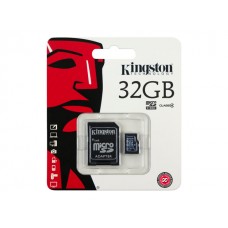 KINGSTON 32GB microSDHC Card Class 10 incl adapter